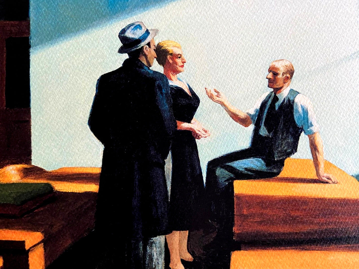 Edward Hopper Lithograph (Norman Rockwell Paul