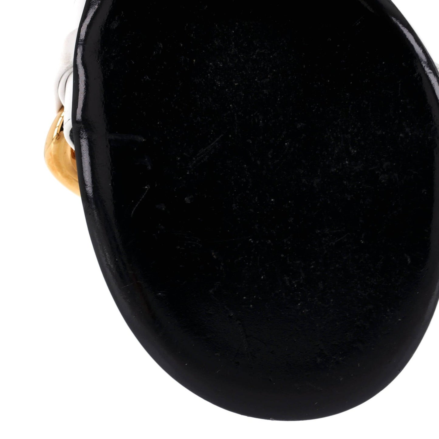 Versace Women'S Medusa Chain Heeled Sandals Leather