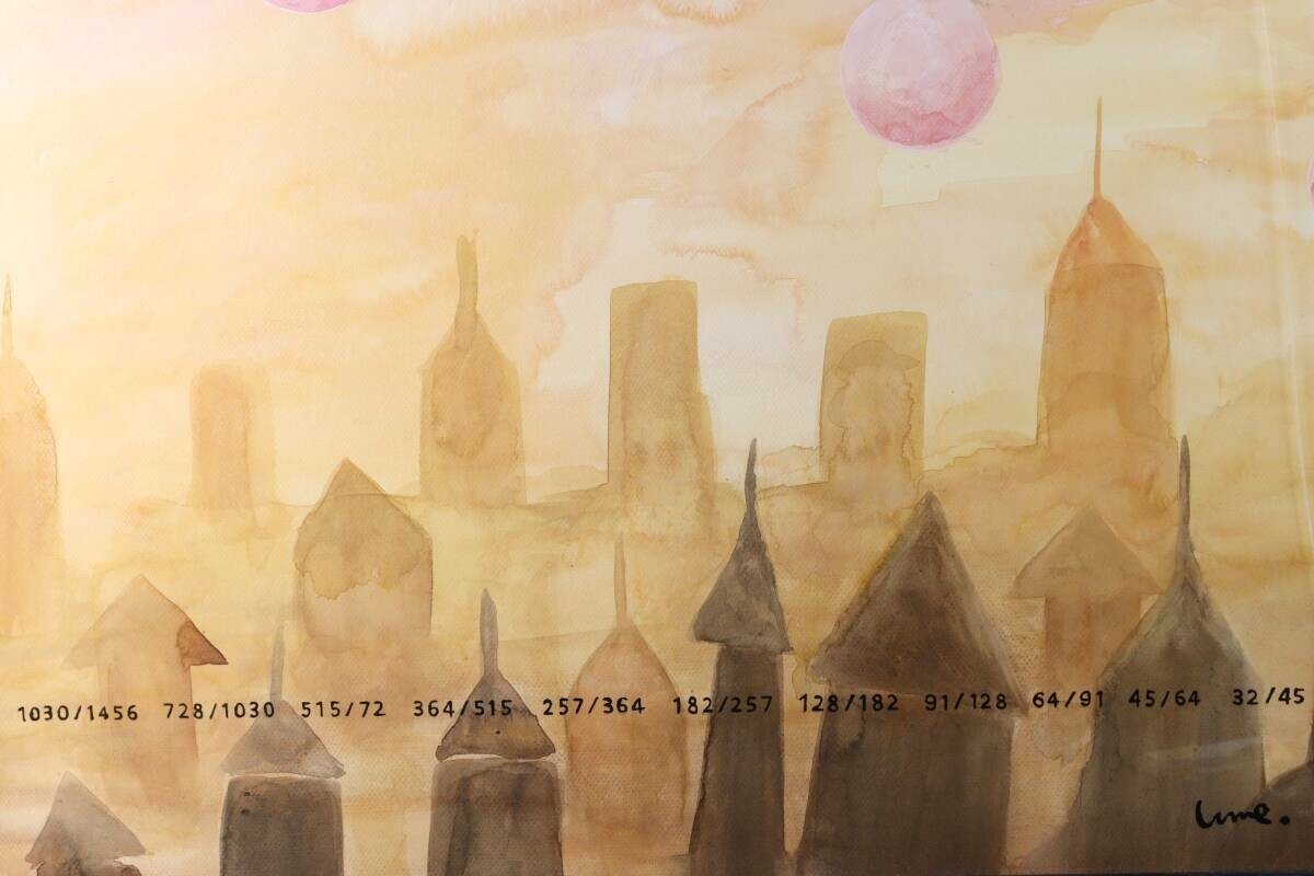 Arcadio Lobato Original Painting Watercolor On