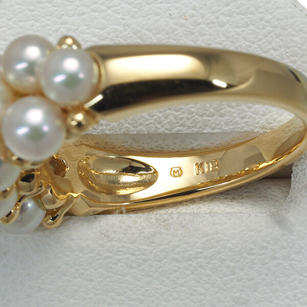 Mikimoto Ring Akoya Pearl 3.4 - 4.2Mm Us6.5-6.75