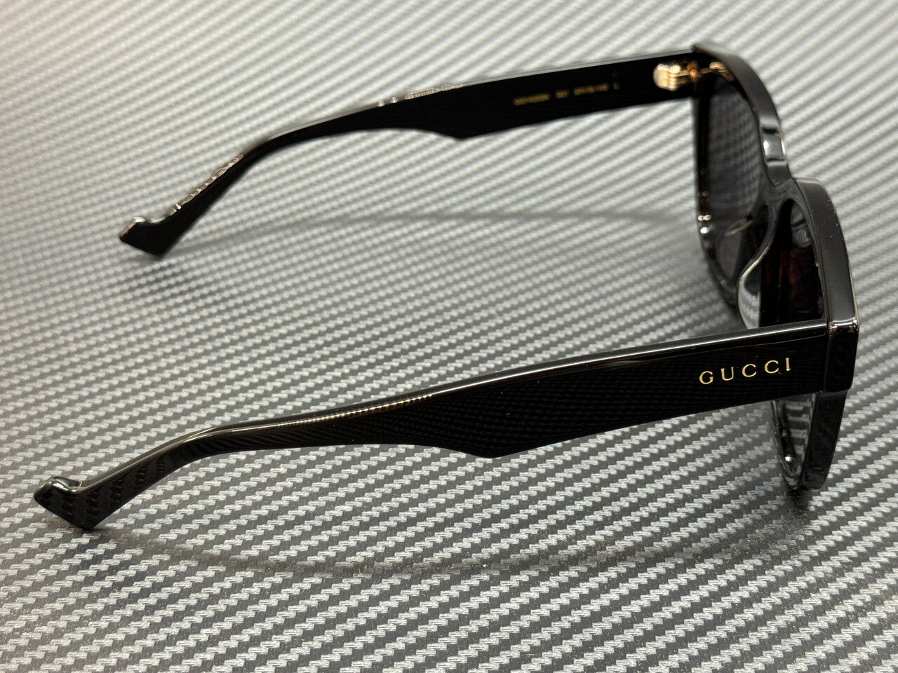 Gucci Gg1430Sk 001 Black Grey Men'S Large 57 Mm
