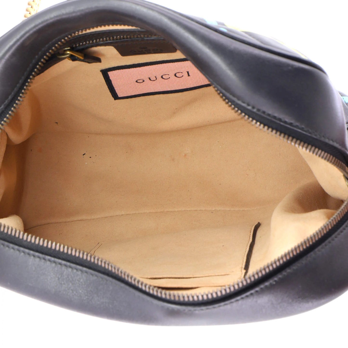 Gucci Gg Marmont Shoulder Bag Guccighost Matelasse Leather Medium