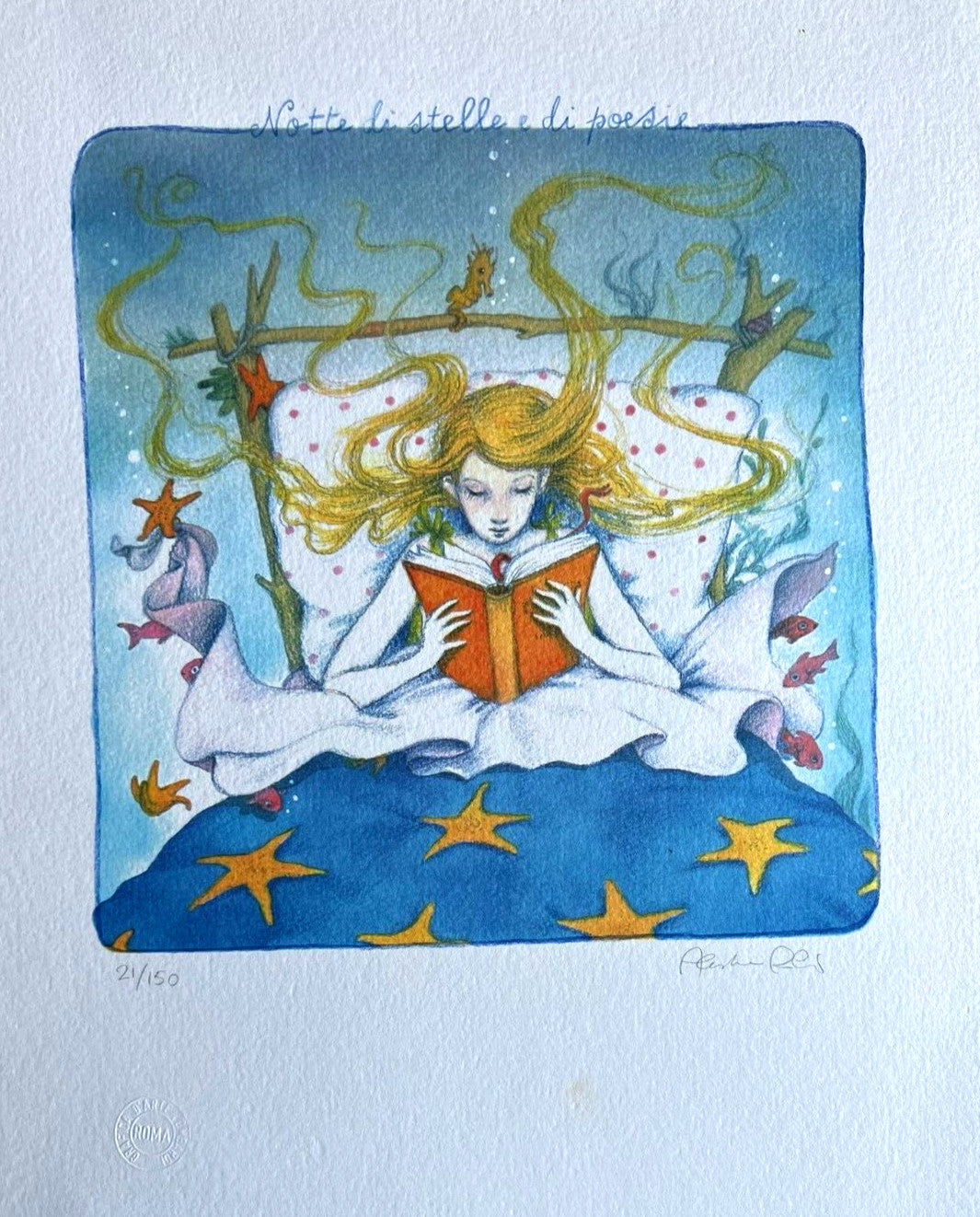 Alessandra Roberti Lithograph Technical Mixed