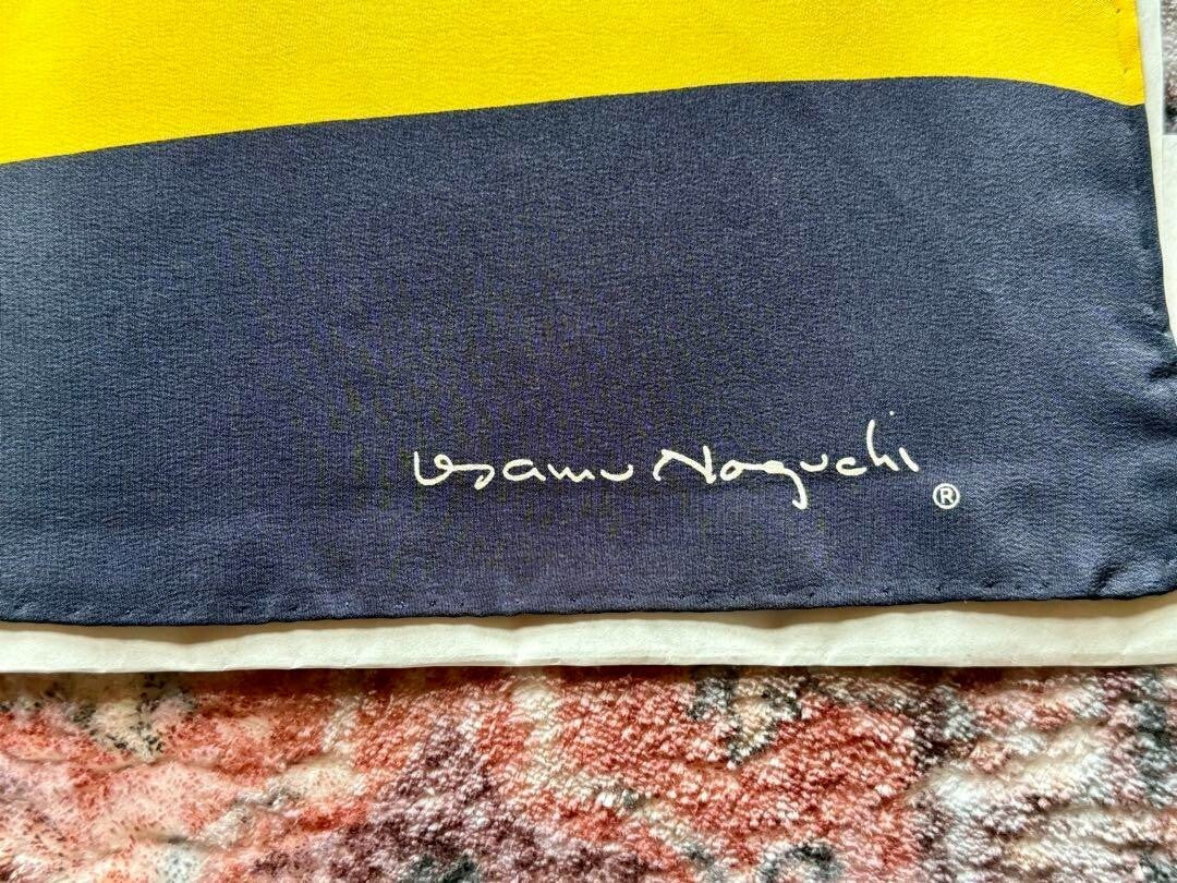 Rare Isamu Noguchi Large 100% Silk Scarf 2007 Silk Wave Designs, California