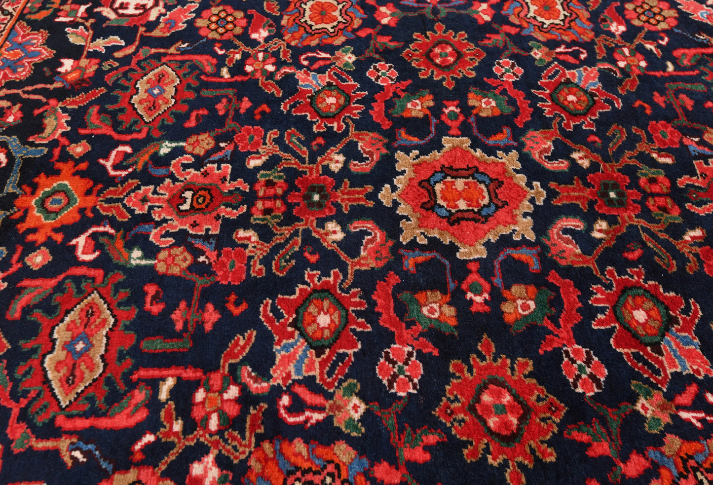 Handmade Vintage Rug Classic 5X11 Ft Floral