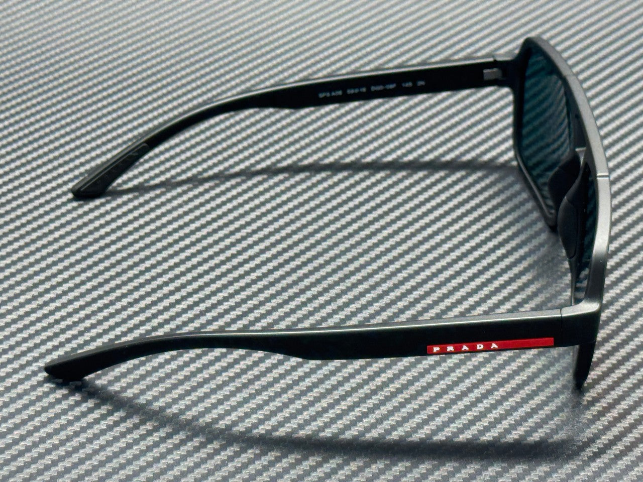 Prada Linea Rossa Ps A06S Dg008F Black Rubber Red