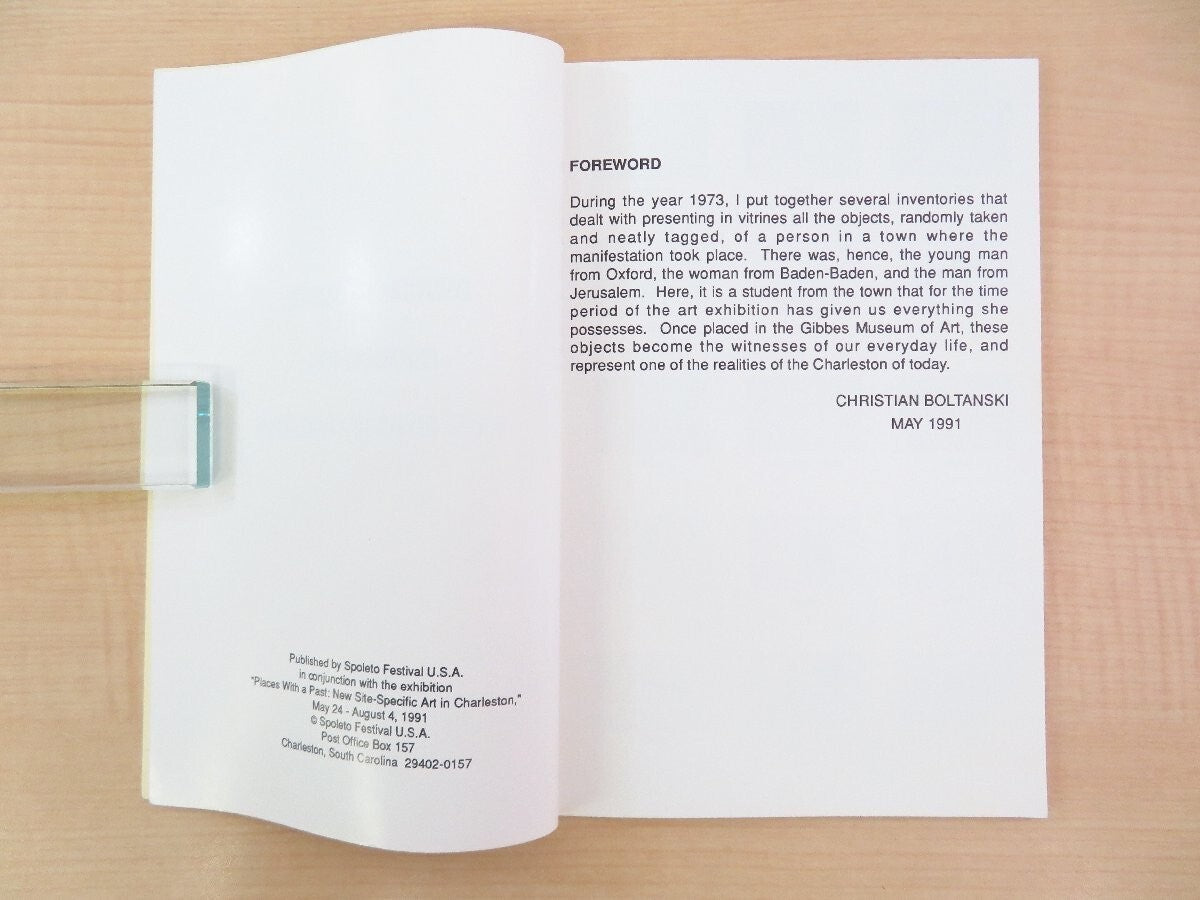 Christian Boltanski Inventory Of Objects