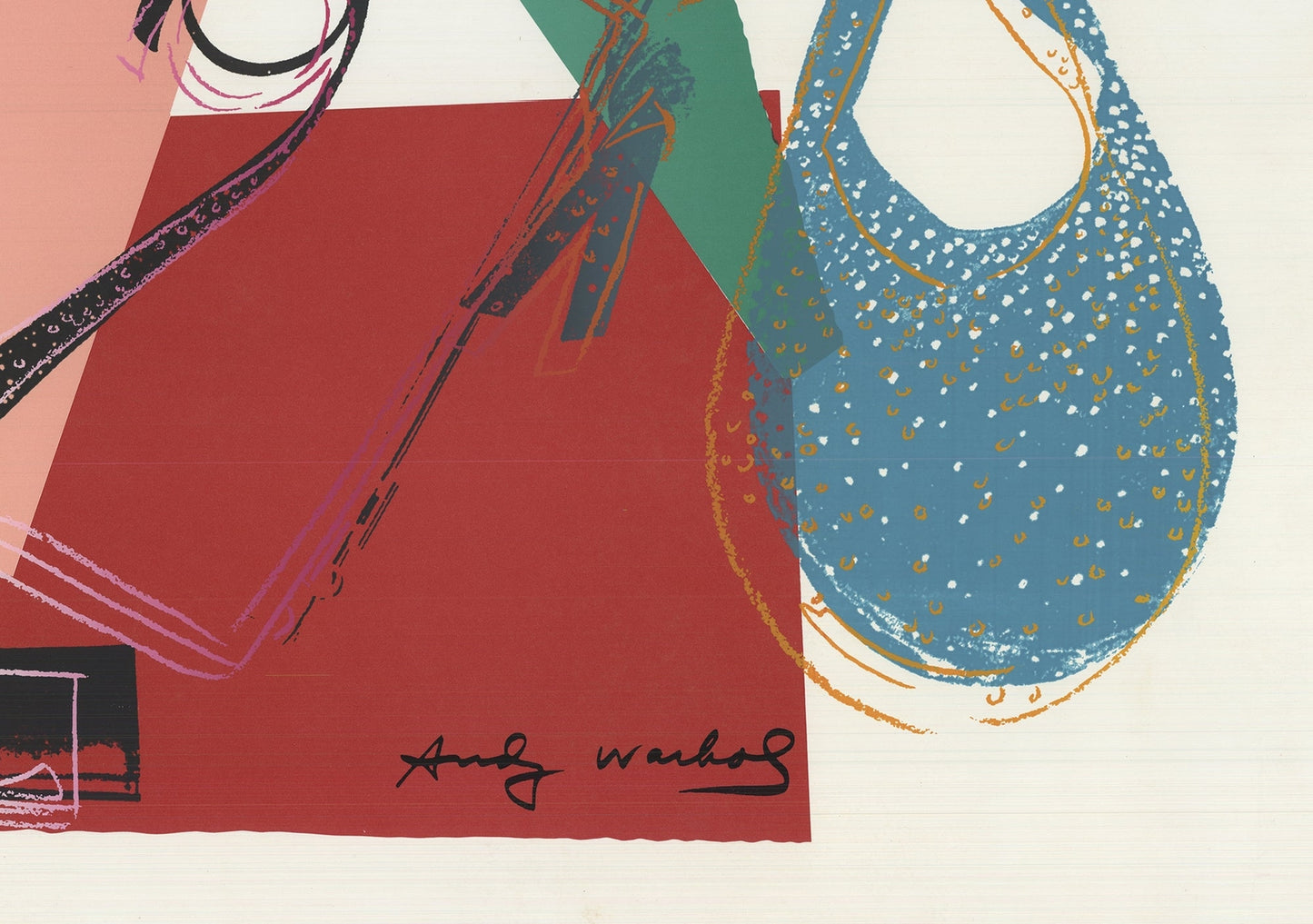 Andy Warhol Halston Advertising Campaign Poster " Serigraph Po