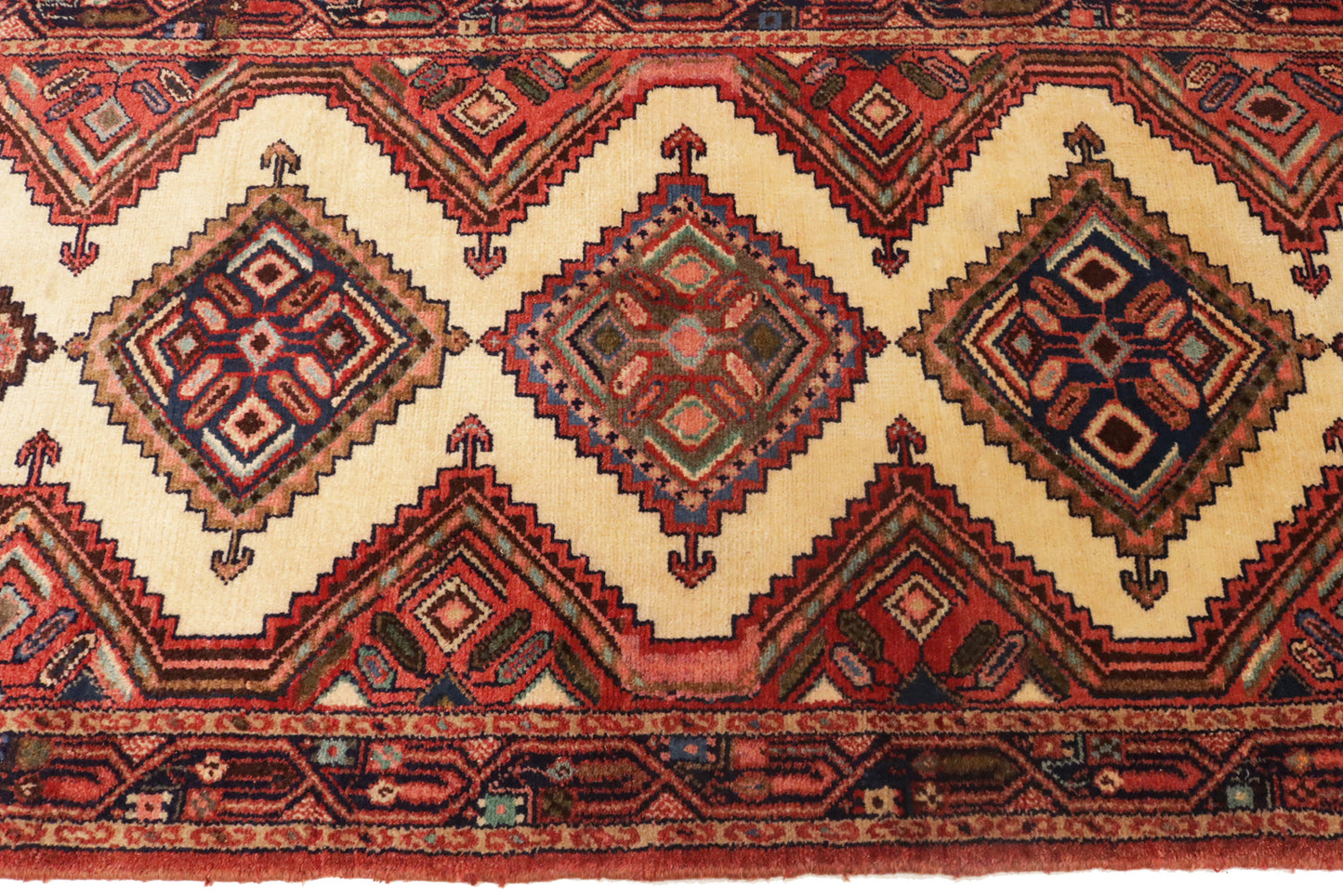 Handmade Wool Oriental Runner Rug Tribal Design