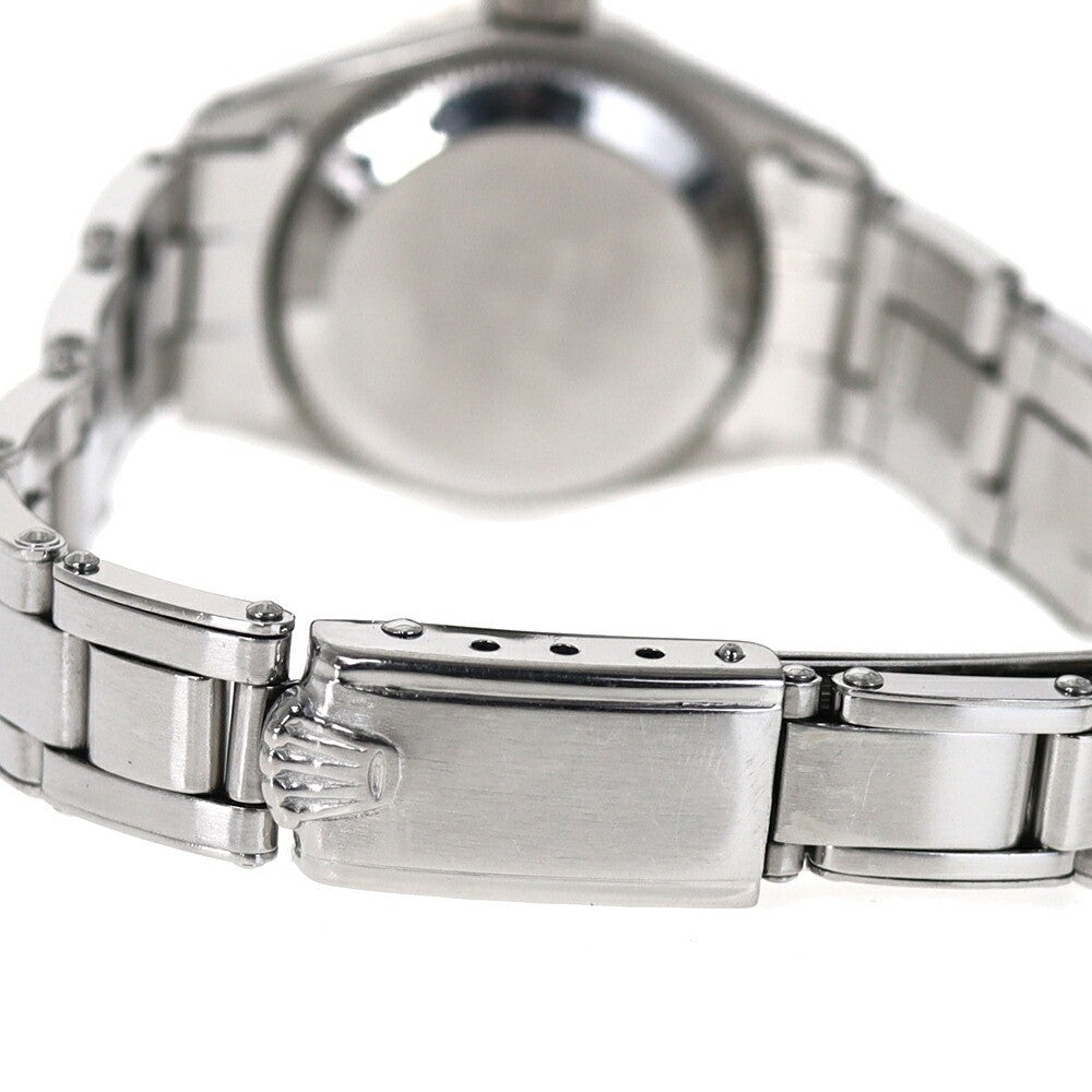 Rolex Oyster Date 6517 Silver Case Size 26.0Mm Ladies Used Watch #61423