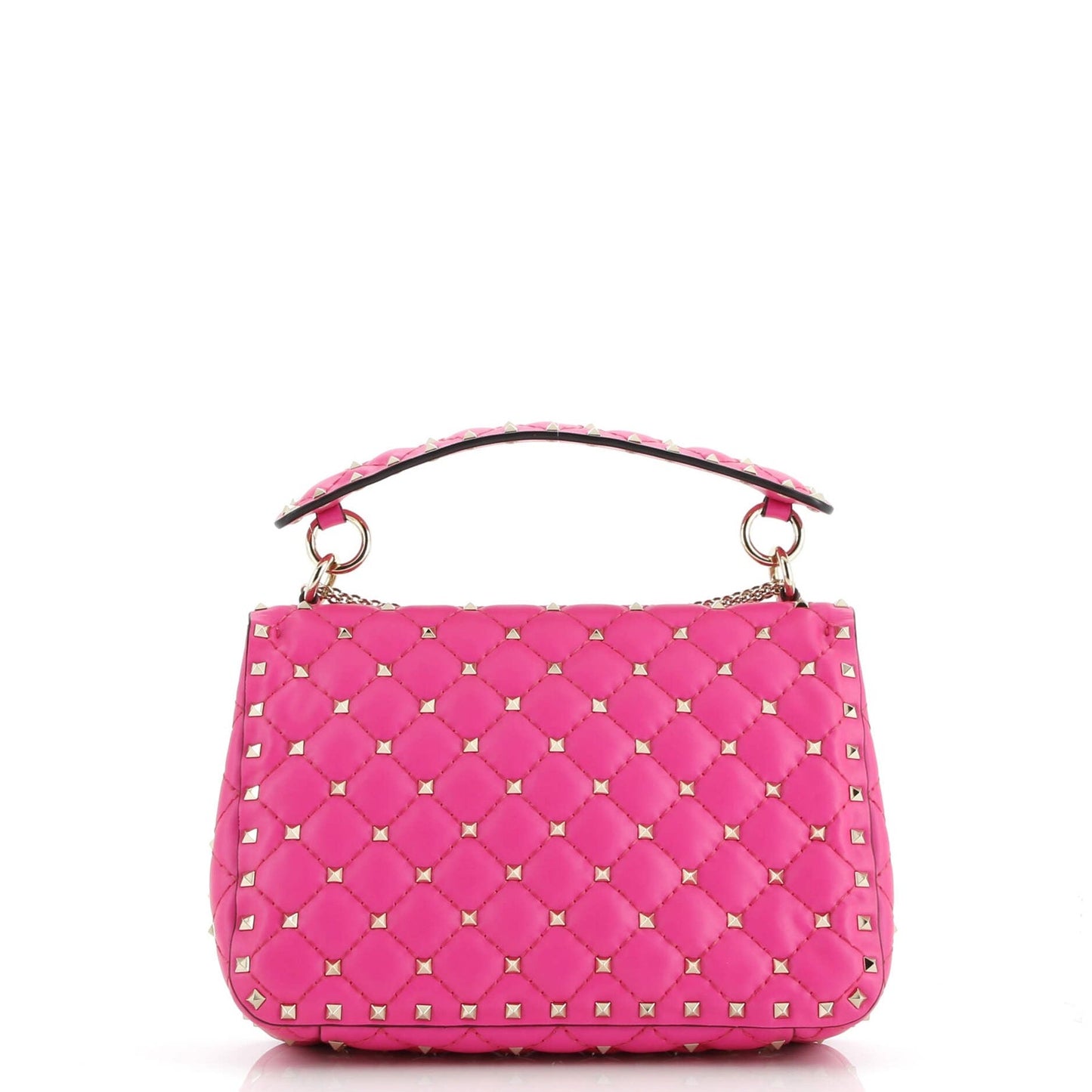 Valentino Garavani Rockstud Spike Flap Bag Quilted Leather Medium