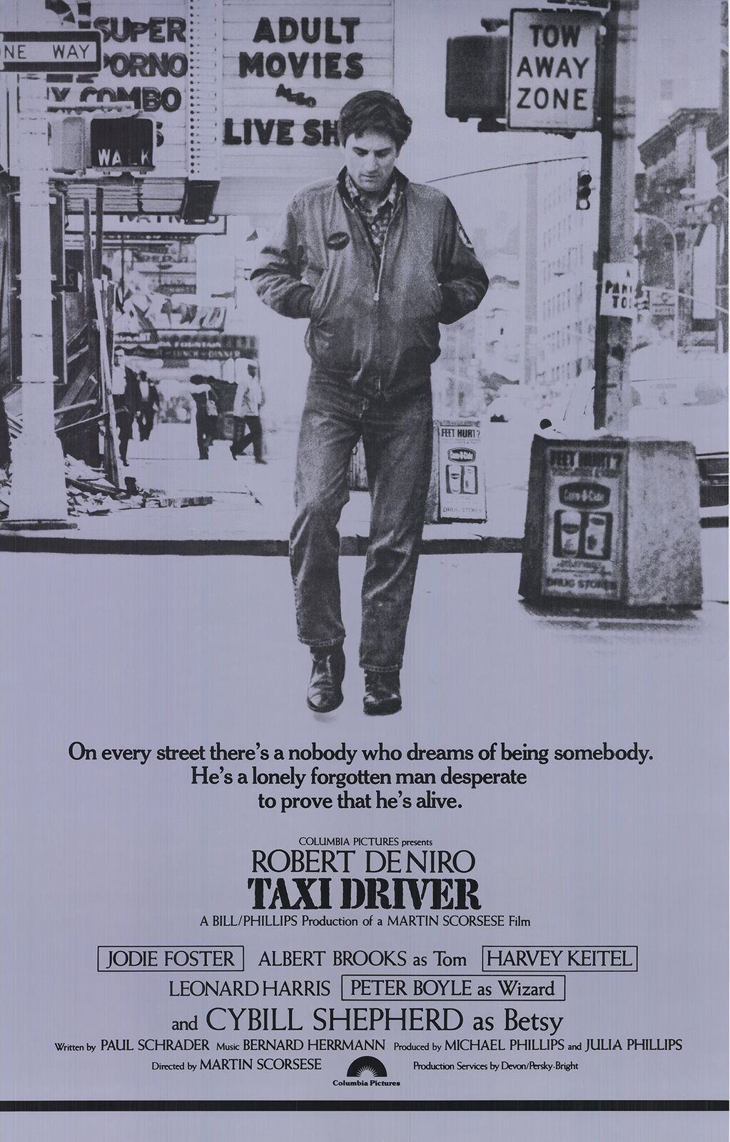 Artist Unknown Taxi Driver " Poster Vintage "Taxi