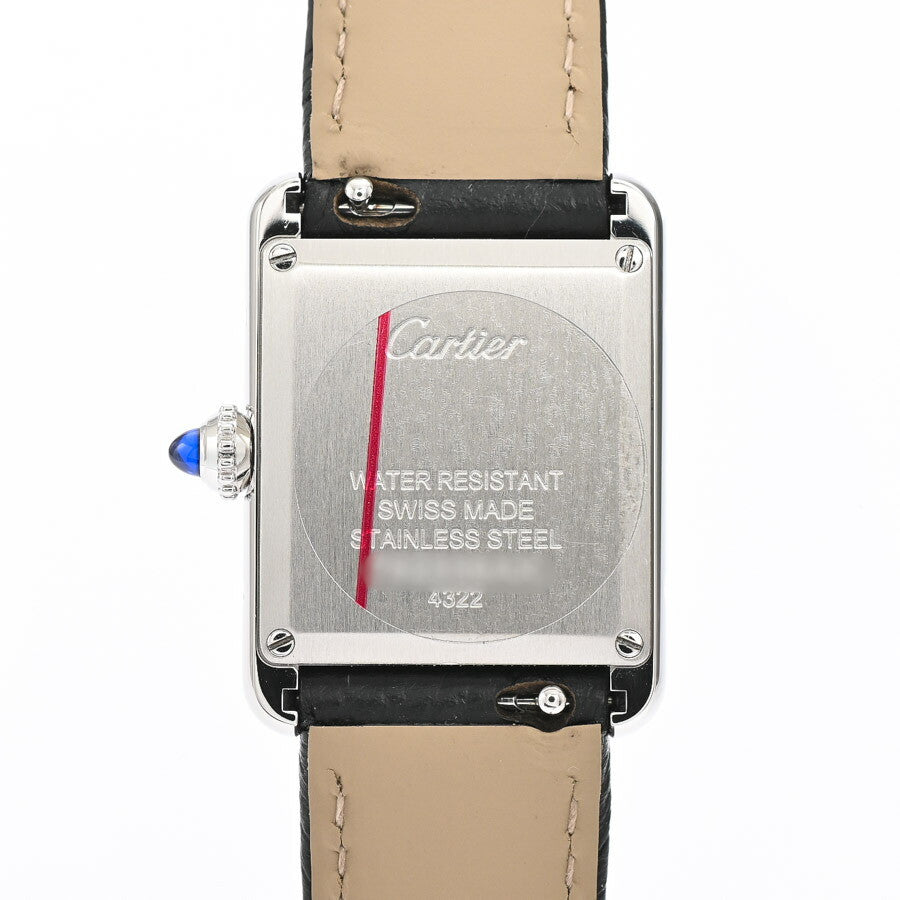 Used Cartier Tank Mast Sm Wsta0042 Silver Ladies Watch #2157