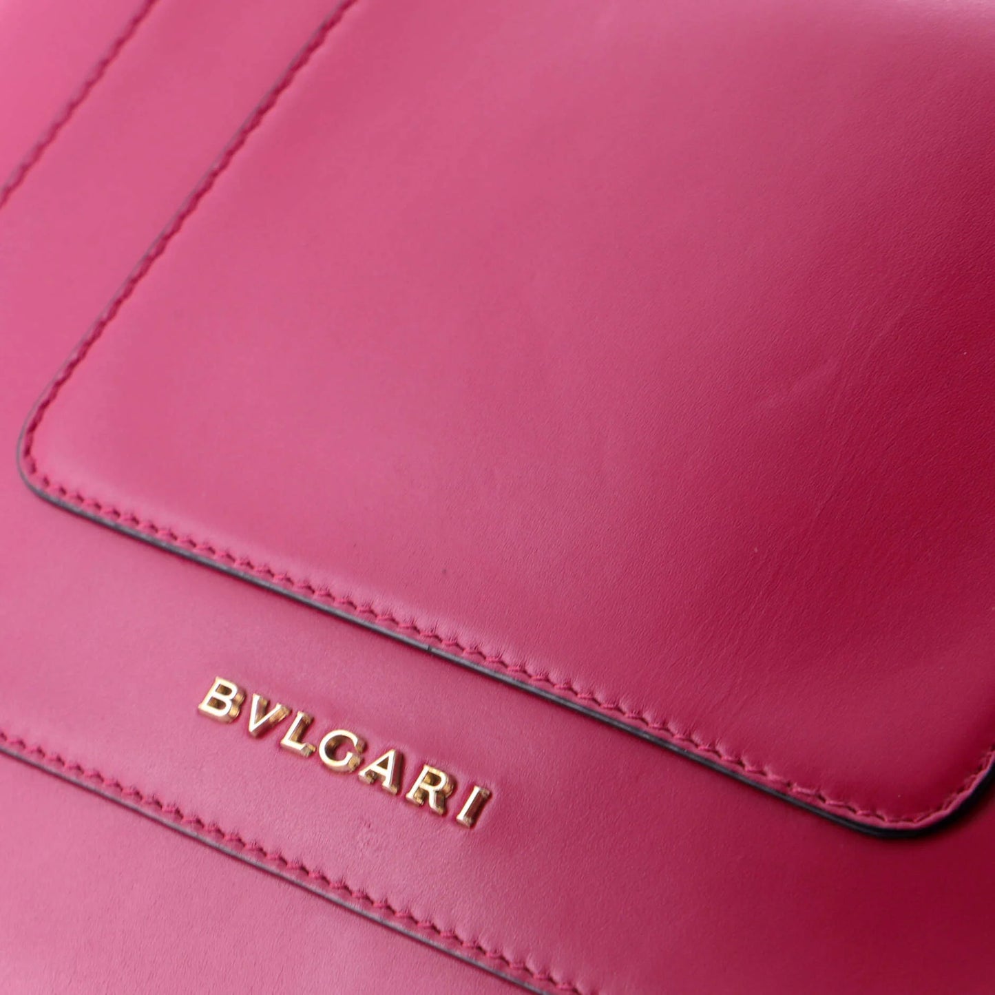 Bvlgari Serpenti Forever Square Shoulder Bag Leather Medium