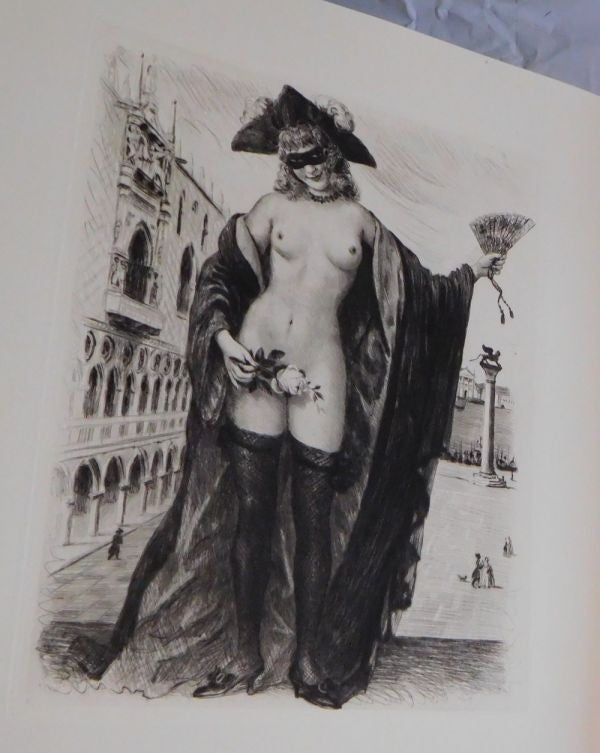 1954 Casanova Mes Amours A Venise W/ 20 Original Etchings By Paul-Emile Bcat