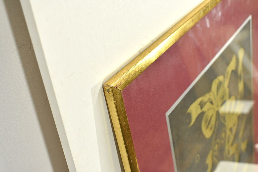 Max Walter Svanberg (Swedish Surrealist) Original Lithograph Print Framed
