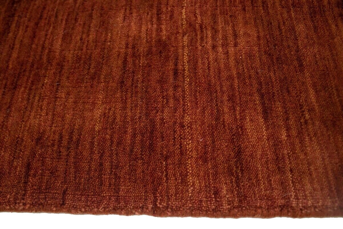 Hand-Loomed Modern Square Oriental Rug Solid