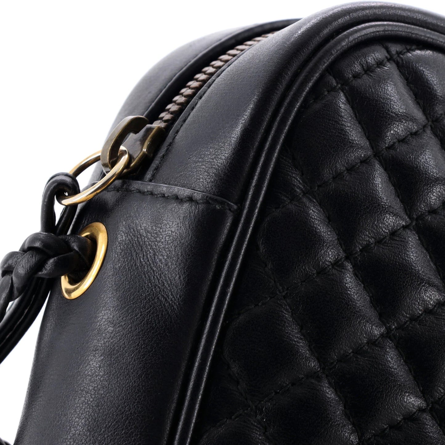 Gucci Trapuntata Camera Bag Quilted Leather Small