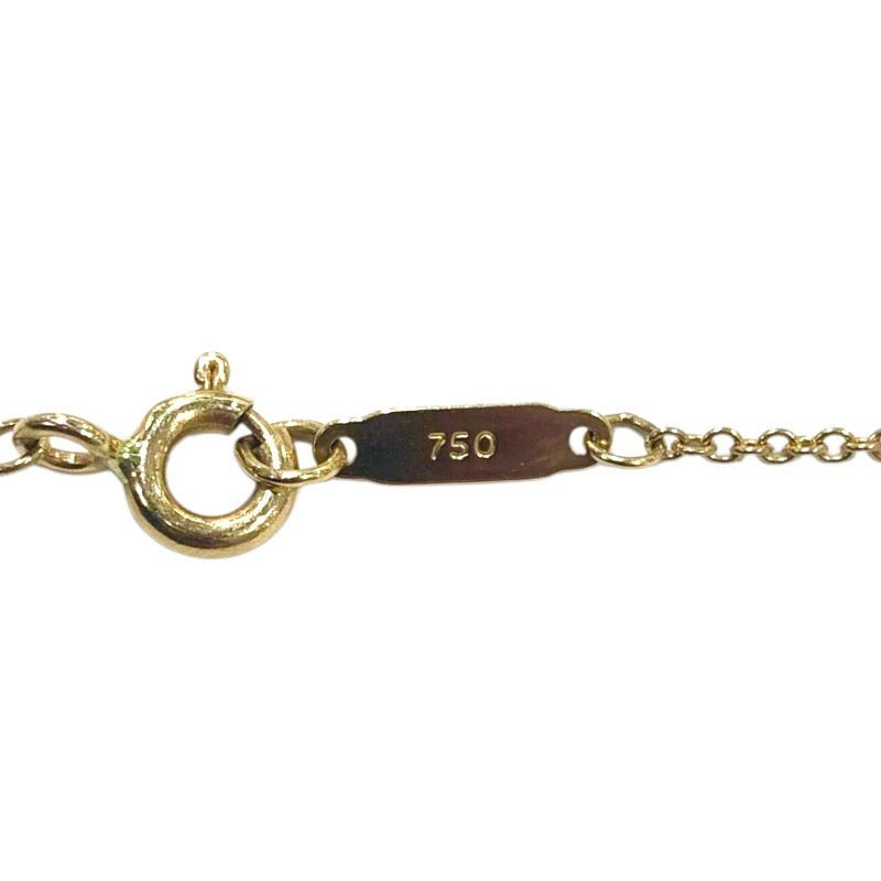 Tiffany & Co. Atlas Key Necklace Gold 750 With Diamonds