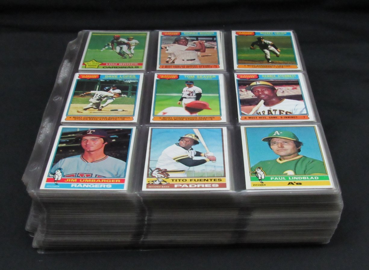 1976 Topps Baseball W/Traded Complete Set Brett
