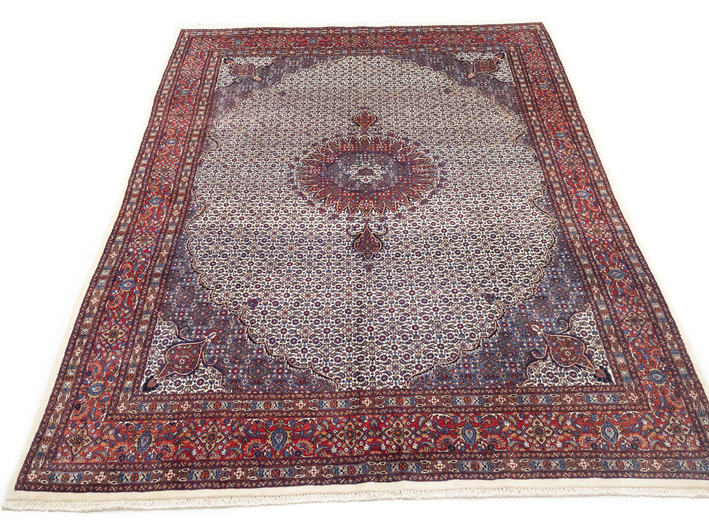 Vintage Oriental Rug Traditional Classic Floral