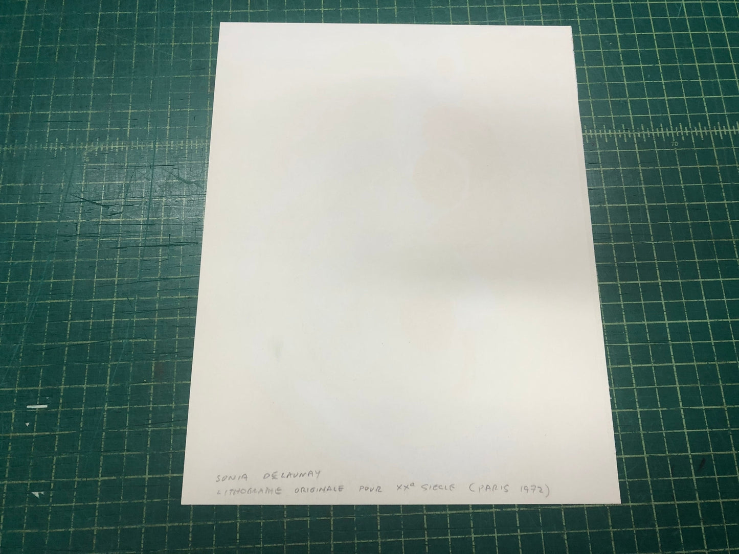 Sonia Delaunay Composition Pour Xxieme Siecle " Lithograph Expr