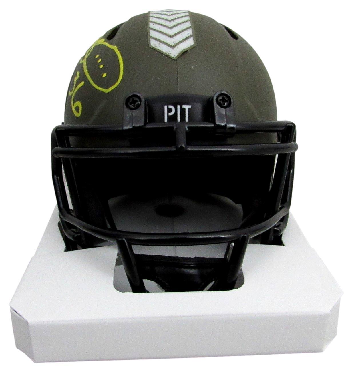 Jerome Bettis Hof Autographed Mini Salute To