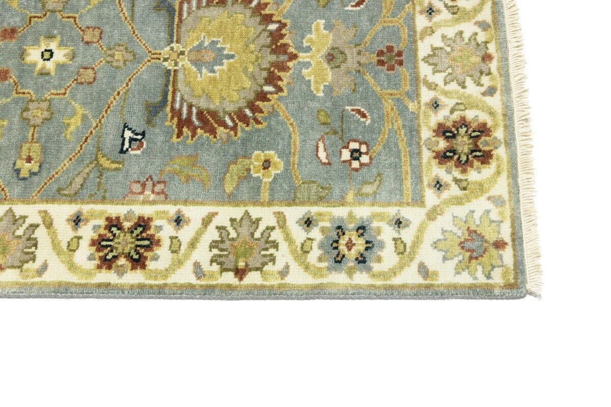 Muted Floral Peshawar Osh Chobi Runner Rug