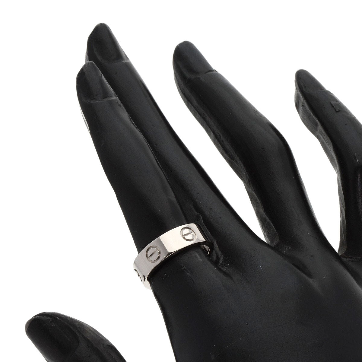 Cartier Ring Love Ring #50 K18 White Gold