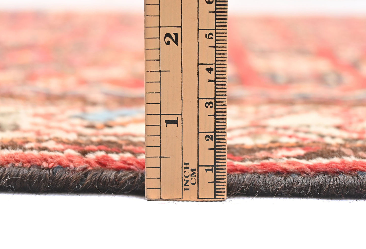 Handmade Vintage Tribal Runner Rug Allover Floral