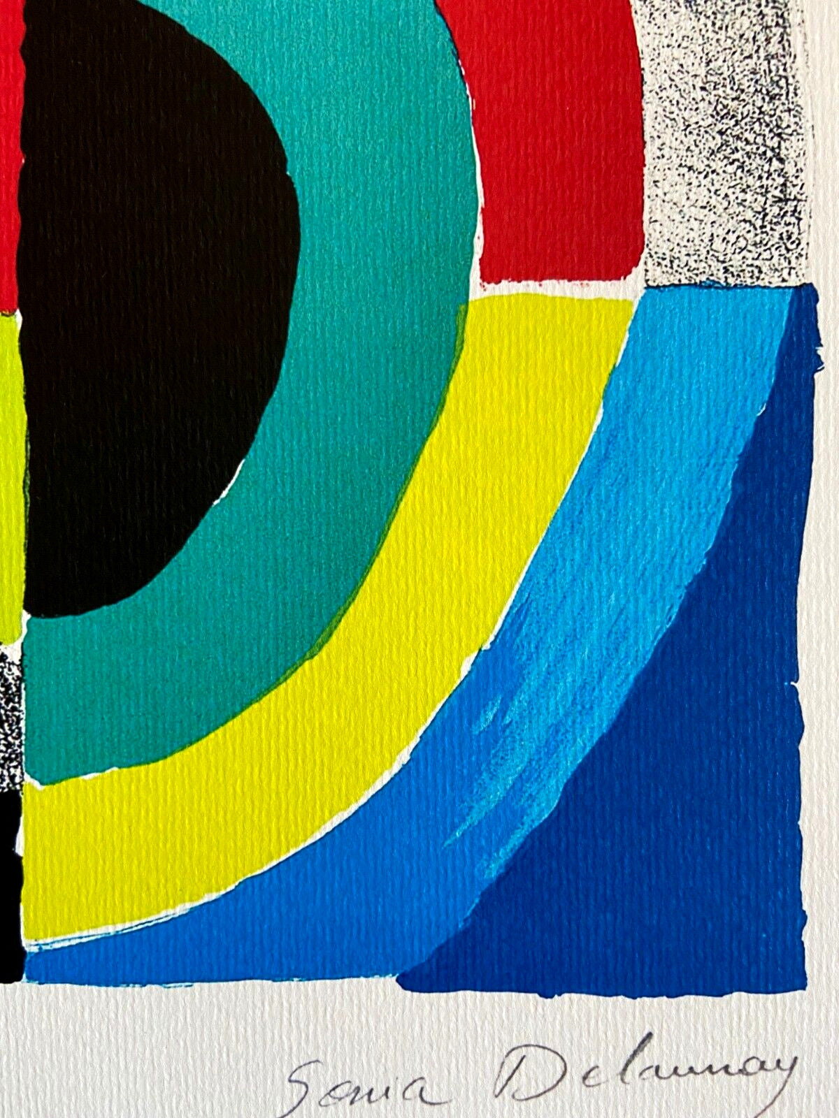 Sonia Delaunay Lithograph Coa Signed Op Numbered