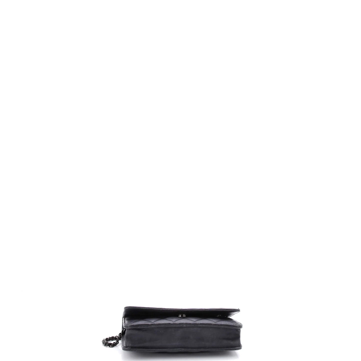 Chanel So Black Wallet On Chain Quilted Lambskin