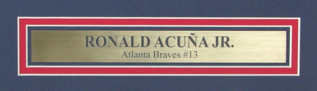 Ronald Acuna Jr. Atlanta Braves Signed/Auto 16X20