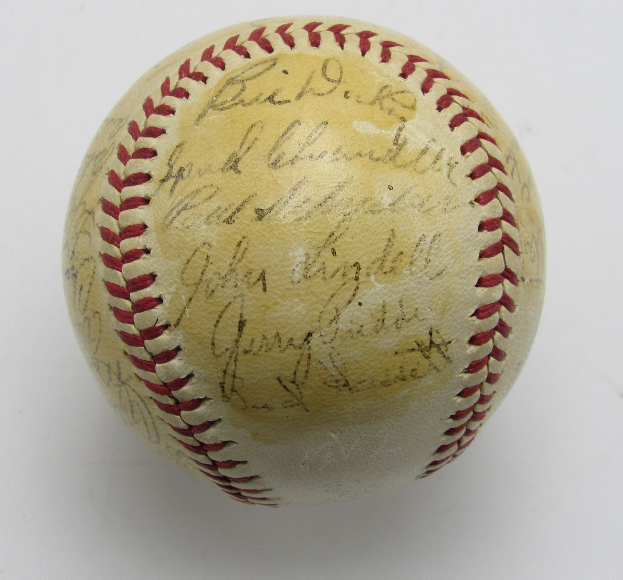 1942 New York Yankees Team Signed By (26) Oal