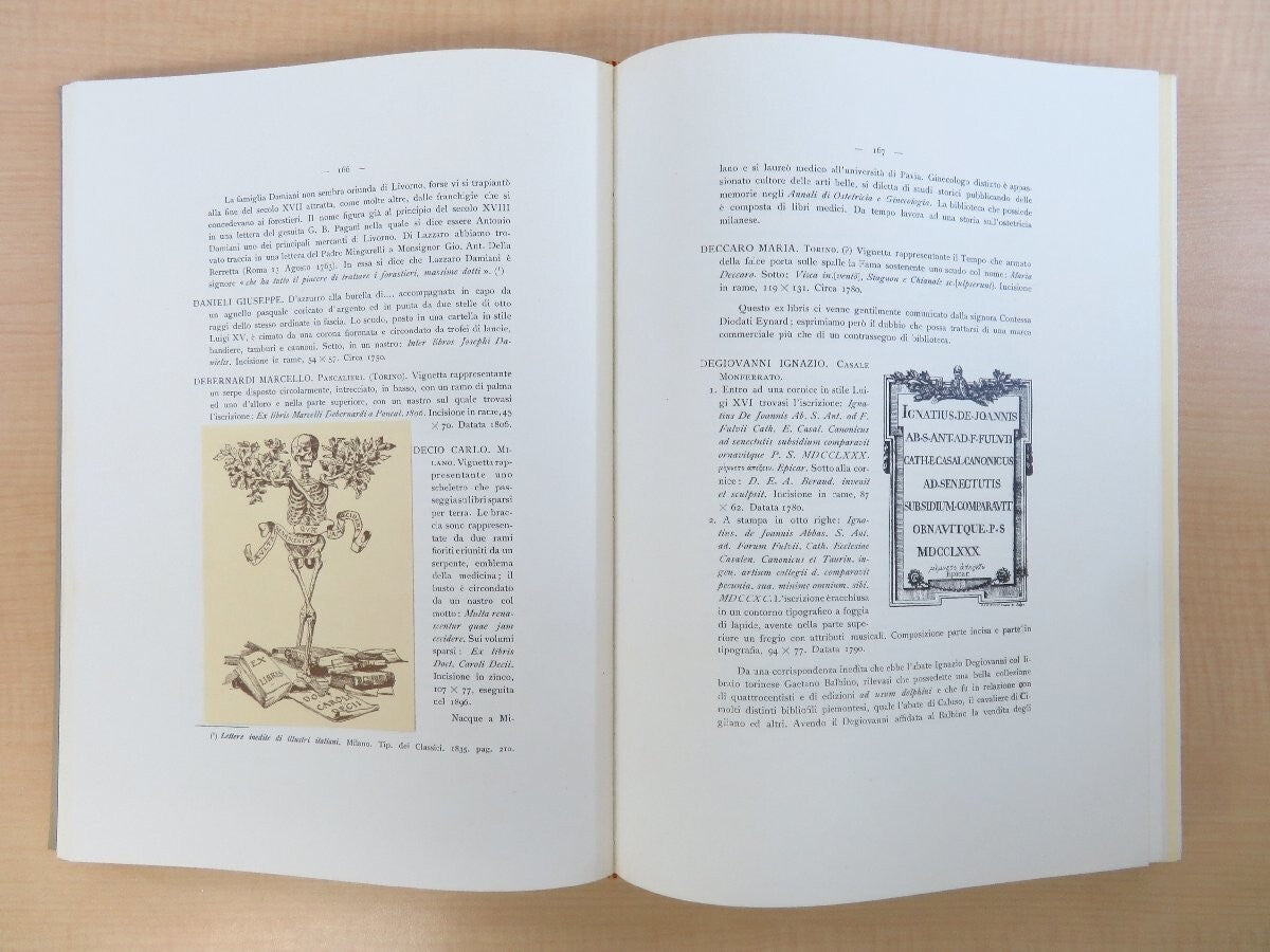 Achille Bertarelli, David Henry Prior Gli Ex Libris Italiani (1976 Facsimile Ed)