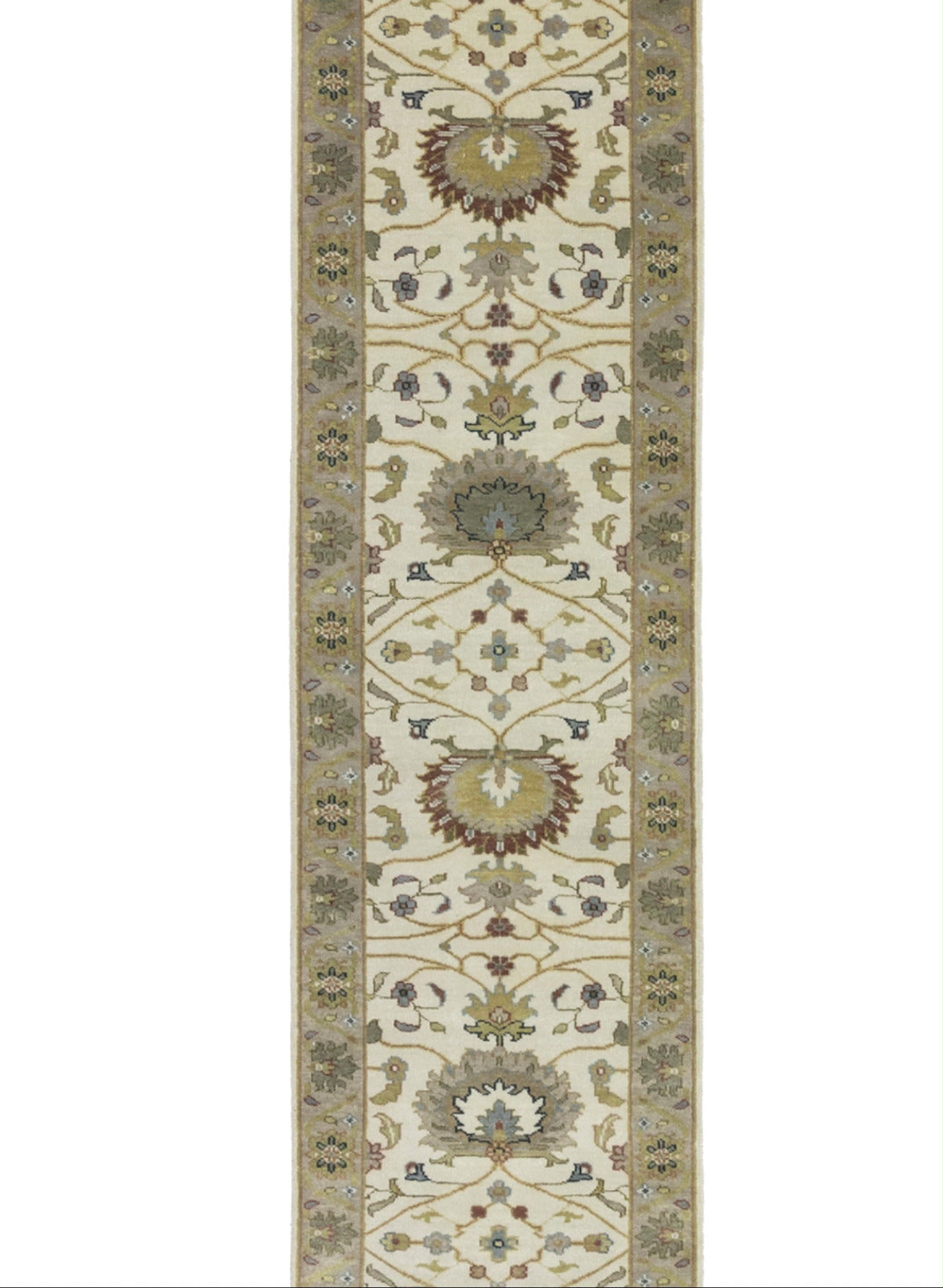 Hand-Knotted Peshawar Chobi Floral Oriental
