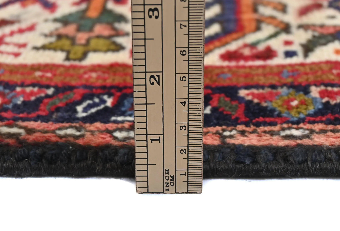 Vintage Red Tribal Design Oriental Runner Wool