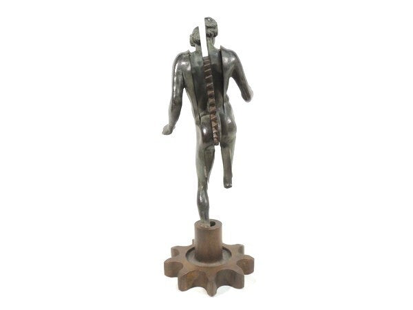 Arman Signed 13In Original Bronze Sculpture