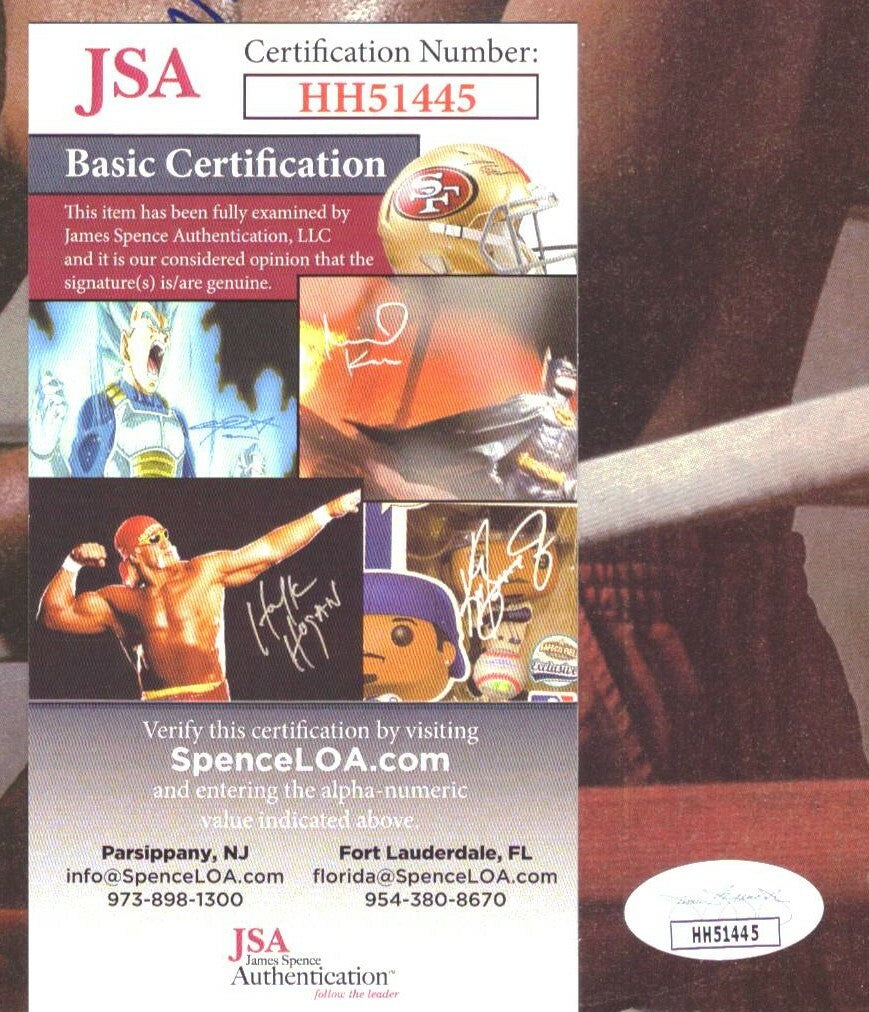 Greg Page Boxing Champ Signed/Inscribed Magazine Photo Jsa 151579