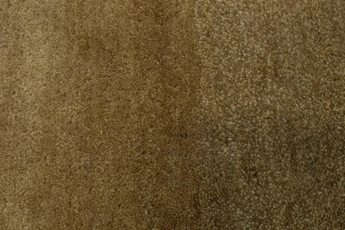 Small Beige And Rust Gabbeh Rug Tribal Design