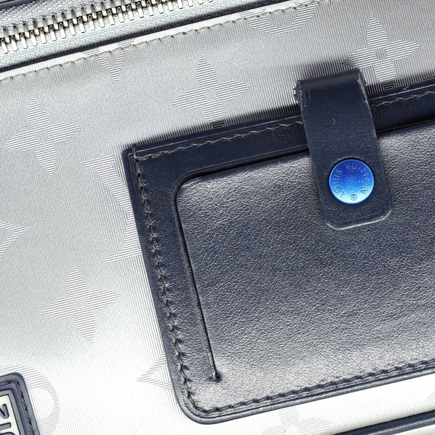 Louis Vuitton Alpha Clutch Limited Edition Monogram Satellite Canvas