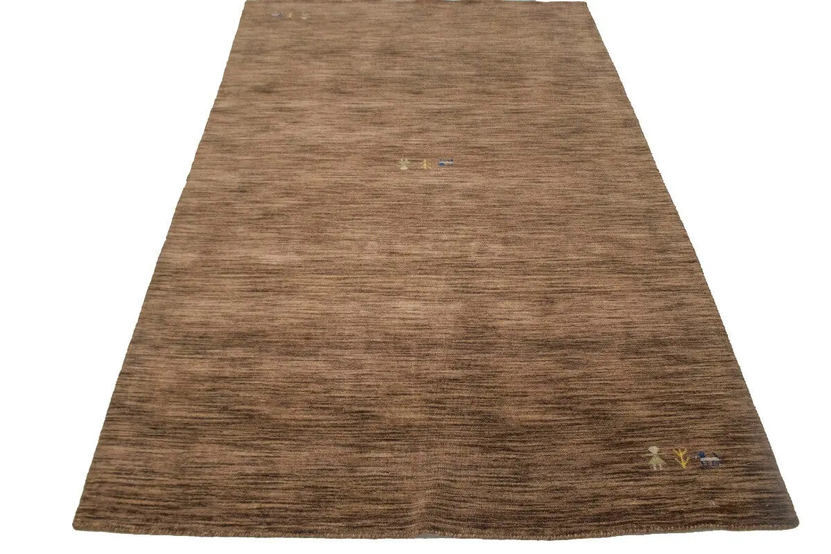 5X8 Ft Hand-Loomed Modern Oriental Rug Solid