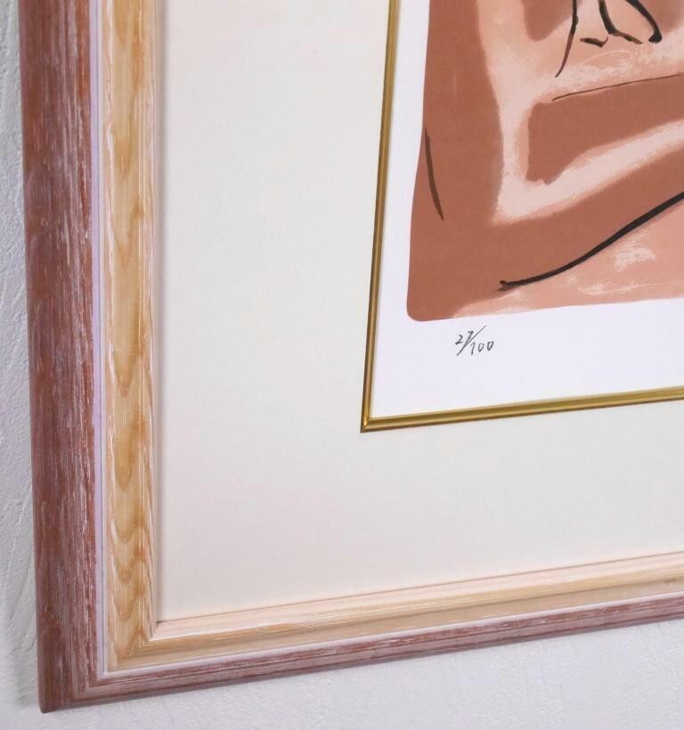 Jordi Serra (Spain Potter) Original Lithograph Art Print Signed Numbered Framed
