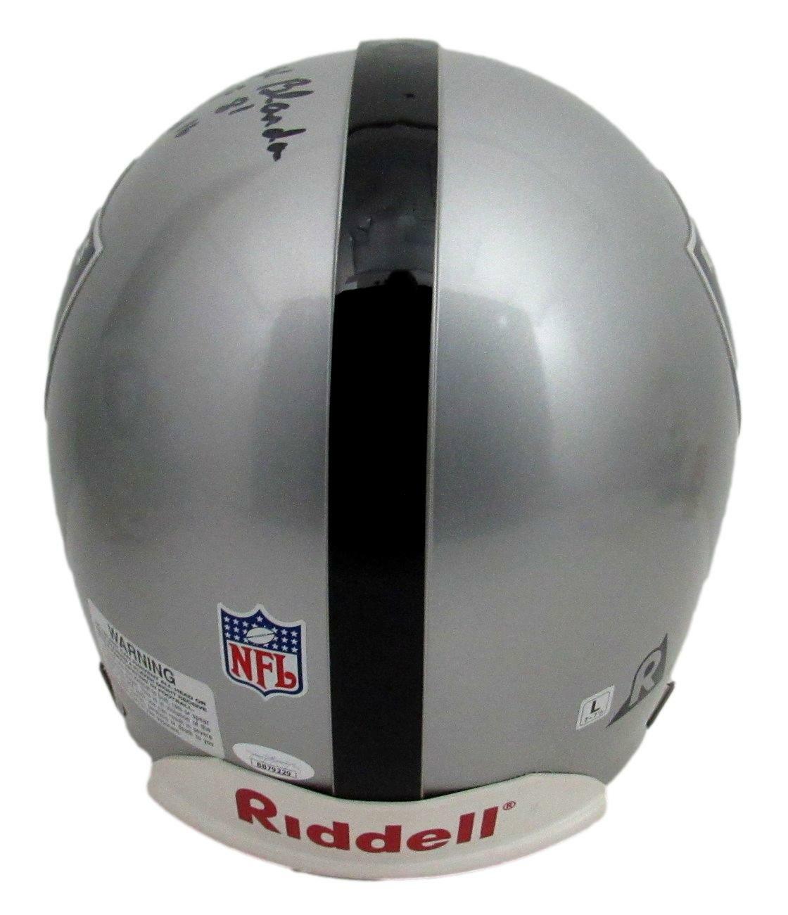 George Blanda Hof Signed Raiders Full Size