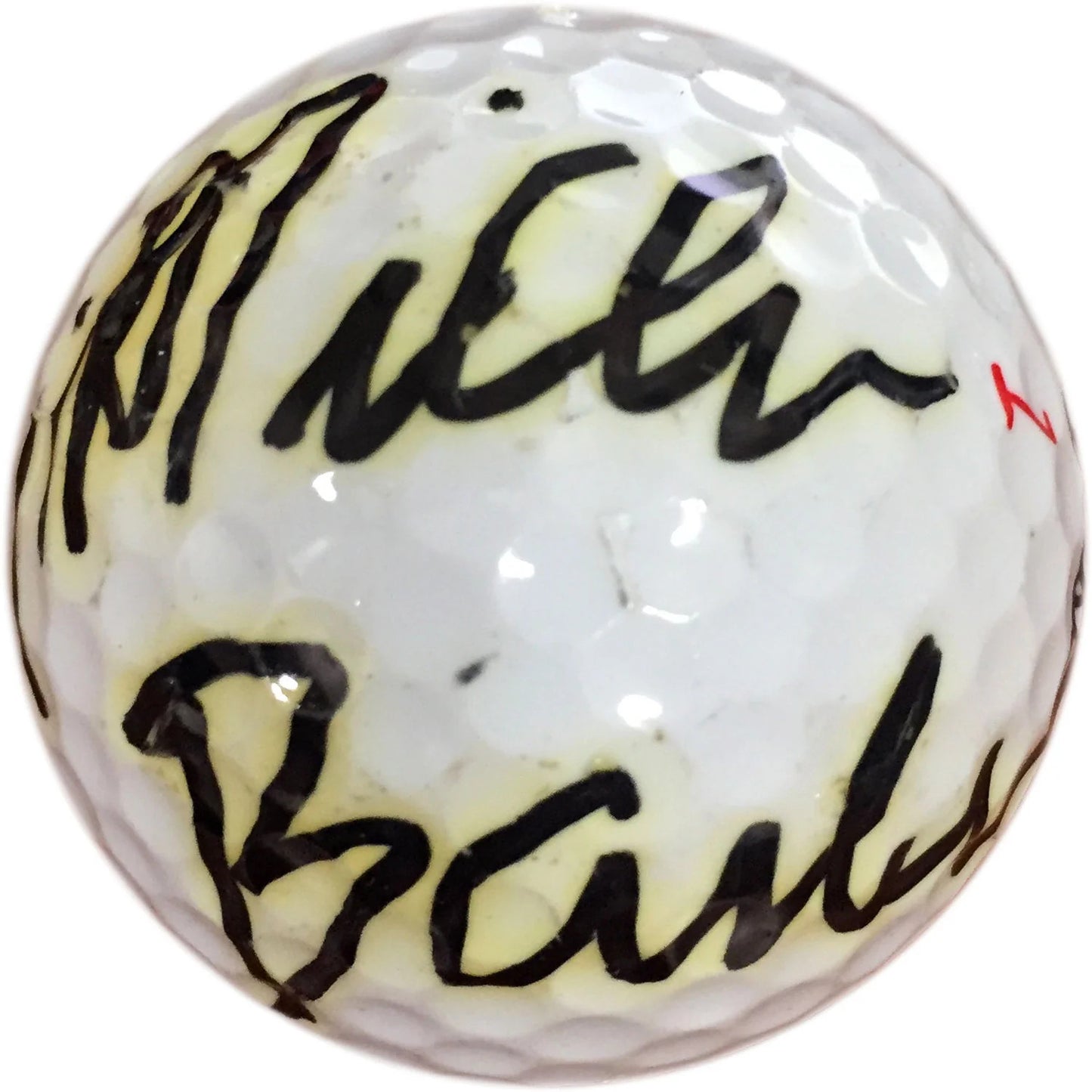 Miller Barber Autographed Titleist 1 Golf Ball