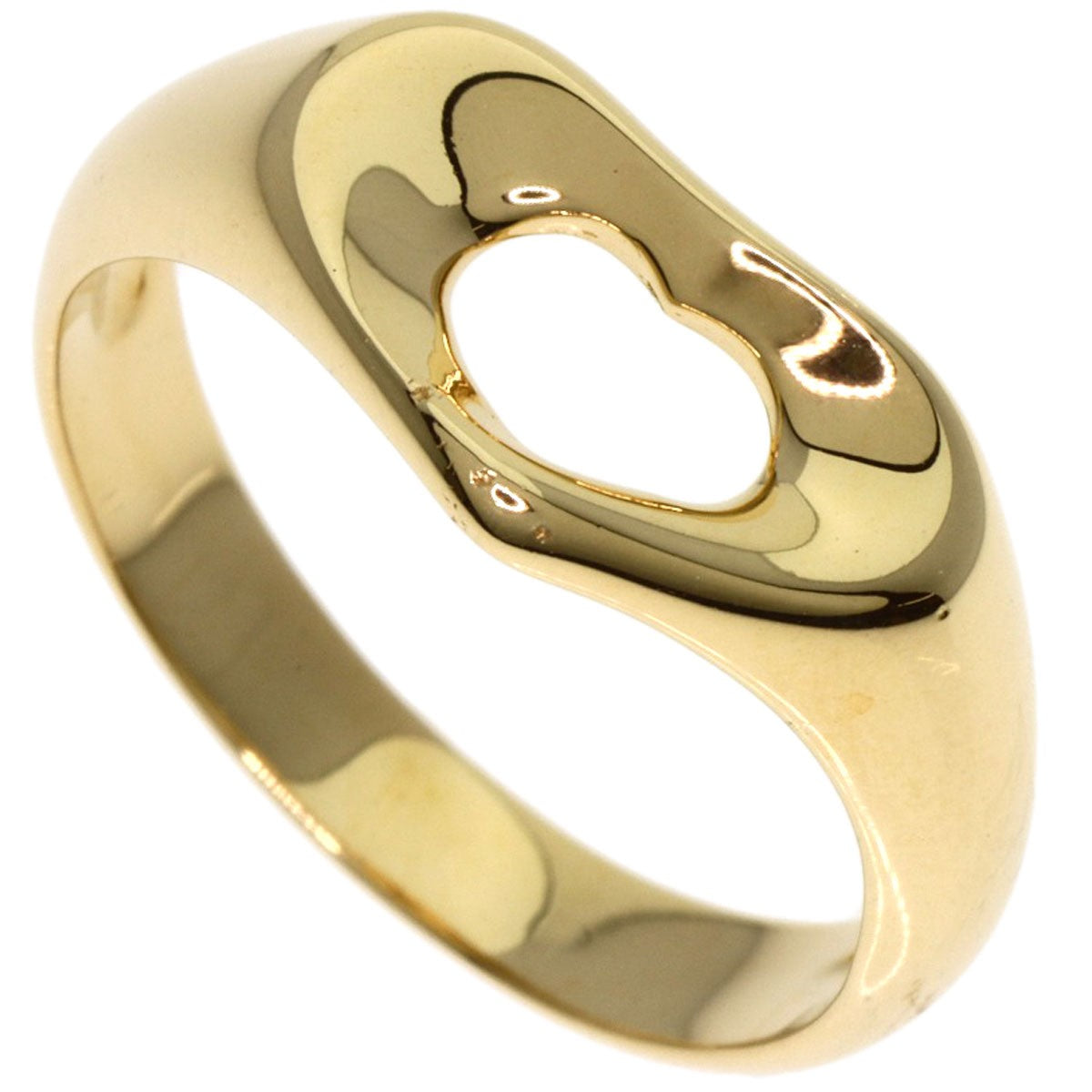 Tiffany&Co. Open Heart Ring K18 Yellow Gold