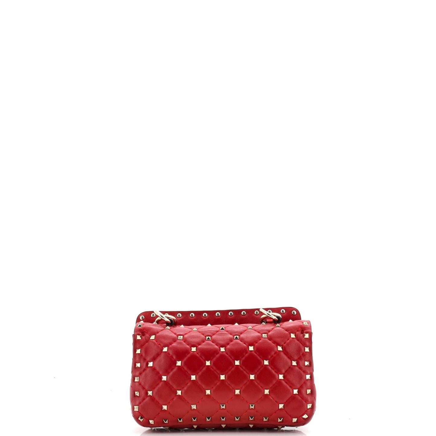 Valentino Garavani Rockstud Spike Flap Bag Quilted Leather Small