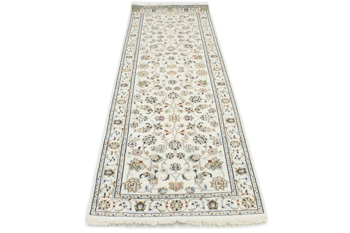 3X8 ft Hand-Knotted Indo-Nain Oriental Runner