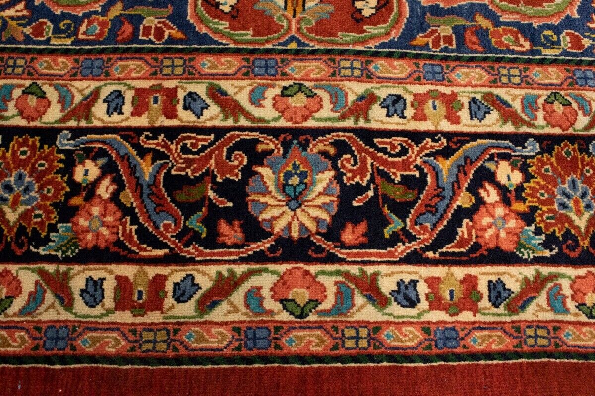 10'0X13'6 Ft Semi-Antique Traditional Handmade