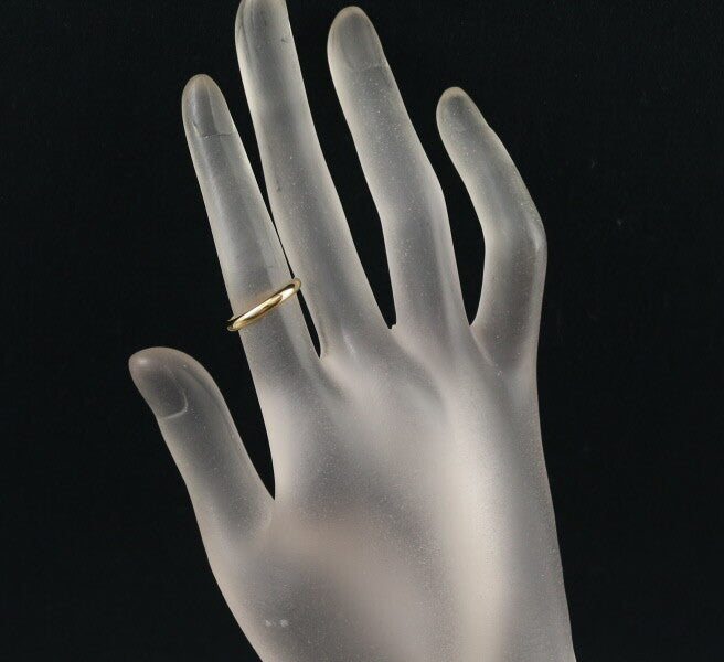Cartier Ring 1895 Wedding Band 2.5Mm Eu51 18K 750 Yellow Gold